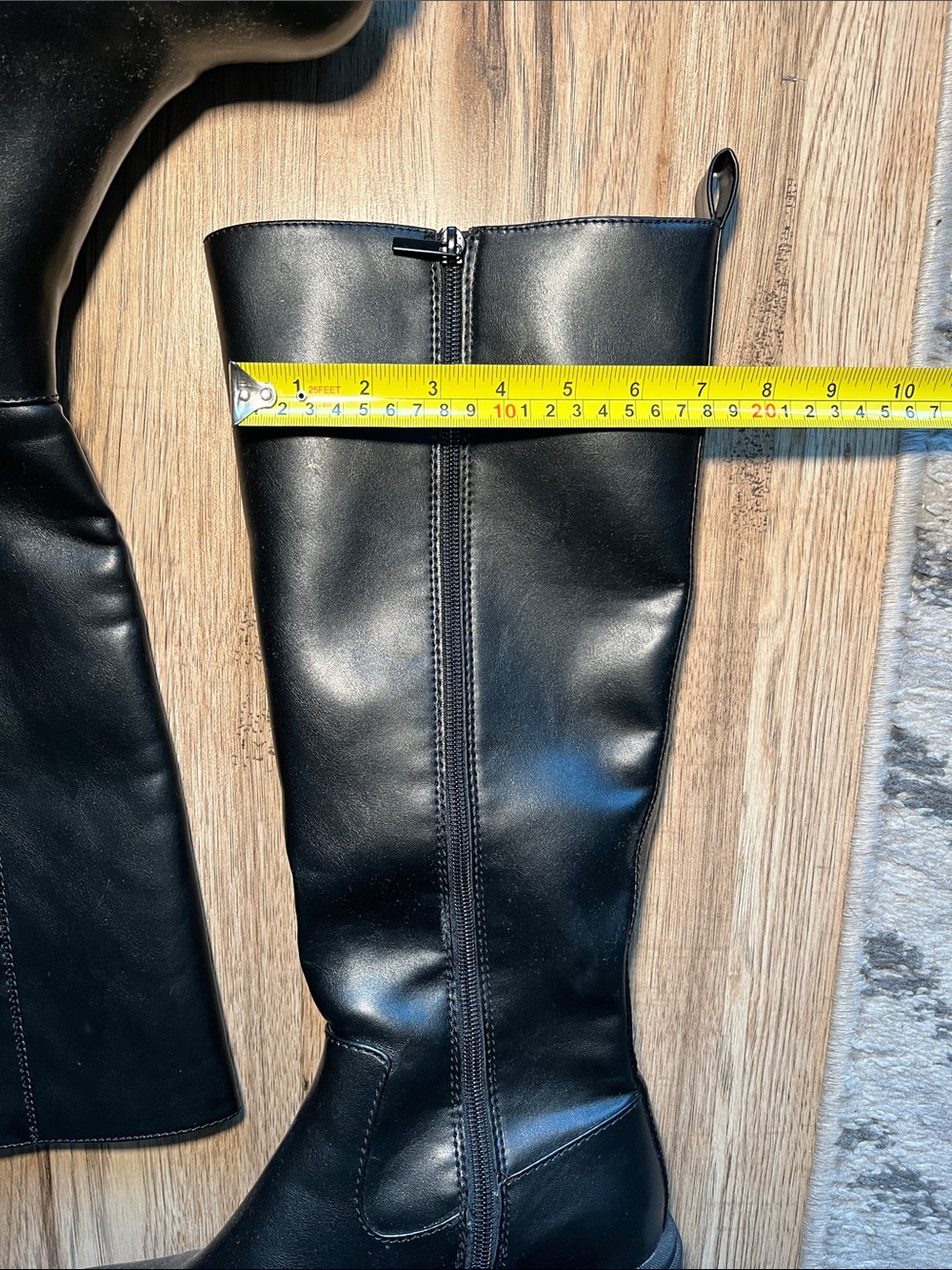 Zara Lug Sole Heeled Boots Size 42 size 11 - Picture 6 of 11